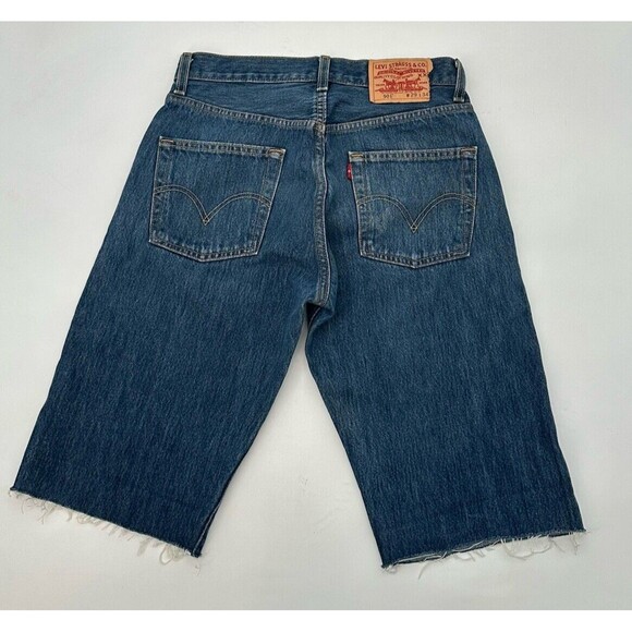 Vintage 90's Women's Levi's‎ 501  Denim Jean Shorts Size 29  made in Mexico - Picture 3 of 9